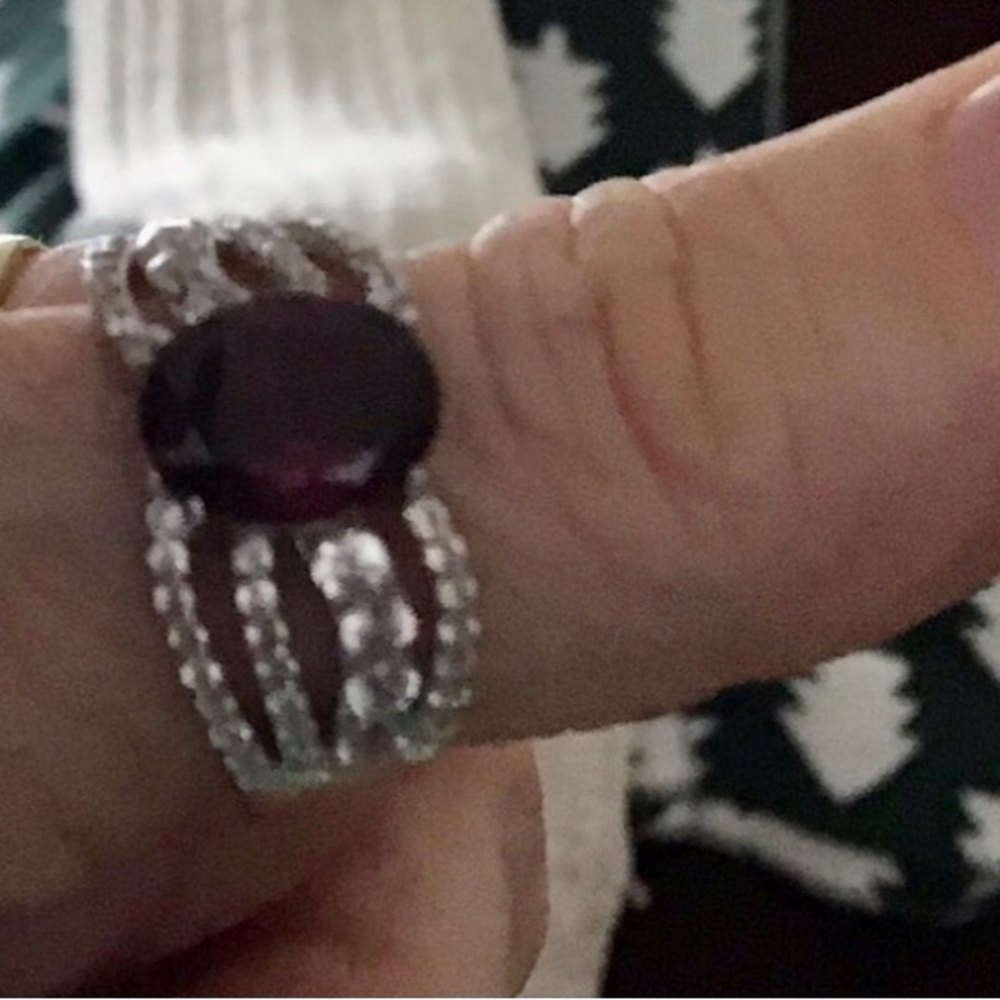 JTV Raspberry Garnet Ring - Picture 2 of 3